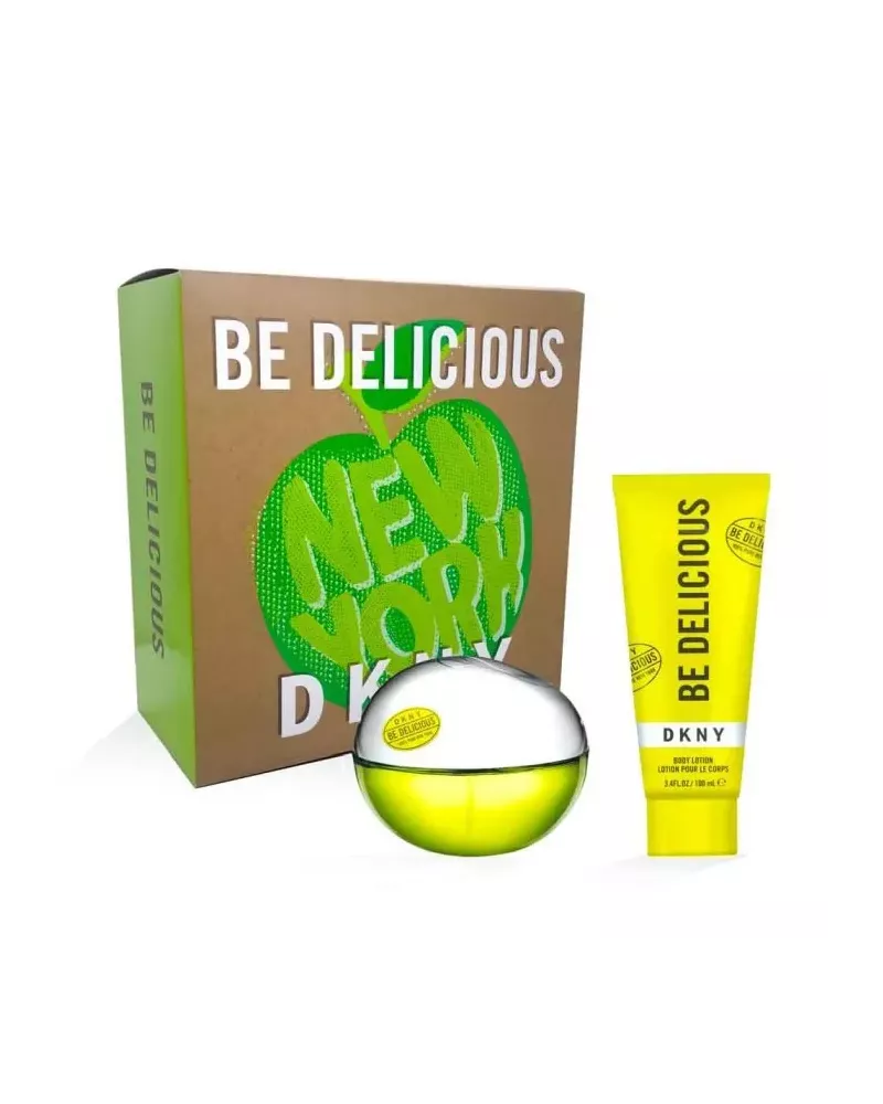DKNY Be Delicious Eau de Parfum Spray 100ml Gift Set (2 Pieces)