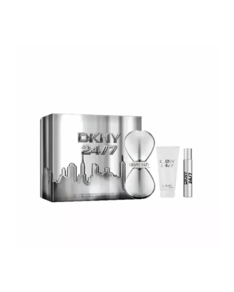 DKNY 24/7 Eau de Parfum Spray 100ml Gift Set with 3 Items