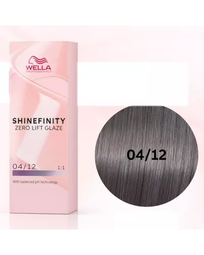 Wella Shinefinity Zero Lift Glaze Tinte 04-12 60ml