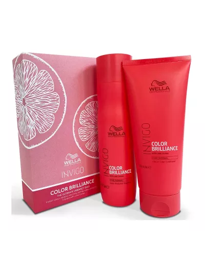 Wella Invigo Color Brilliance Duo Champu 1un Acondicionador 1u
