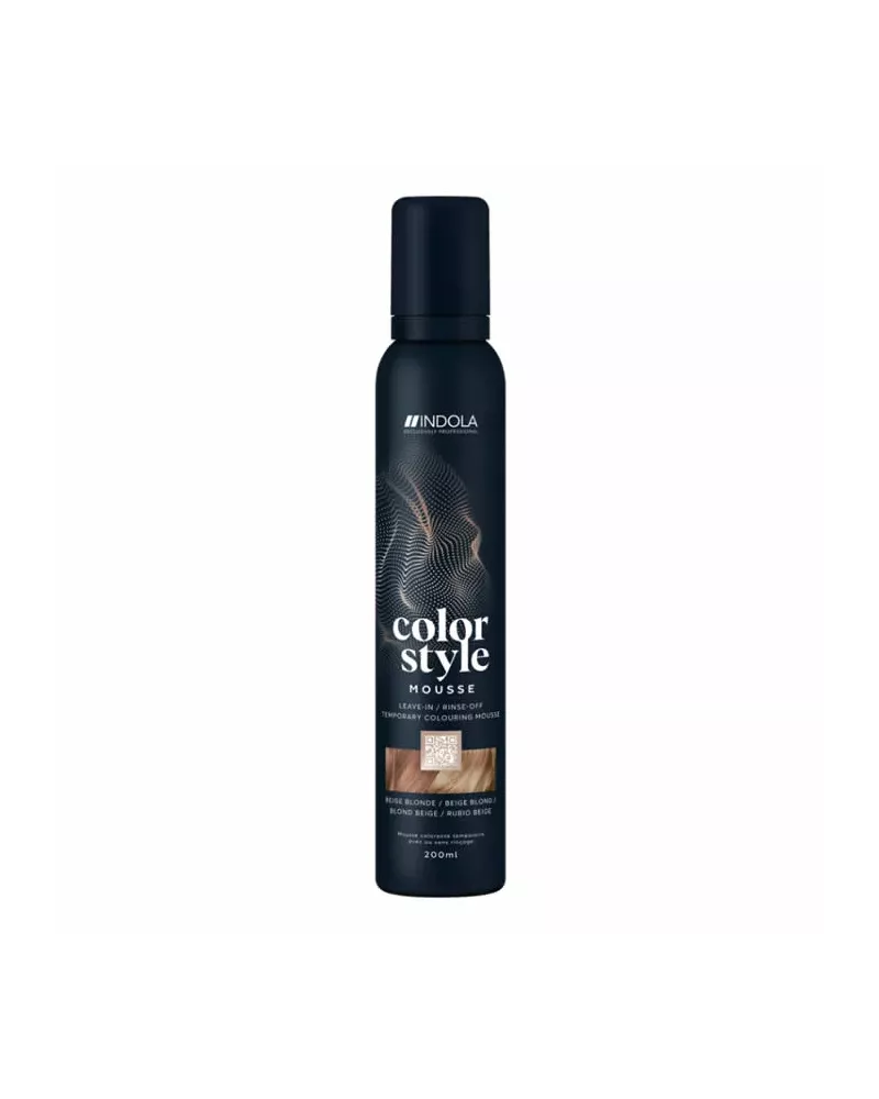 Indola Color Style Mousse Beige Blonde 200ml
