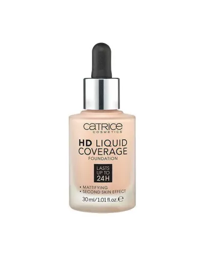 Catrice Hd Liquid Coverage Foundation Lasts Up to 24h 020-Rose Beige 30ml