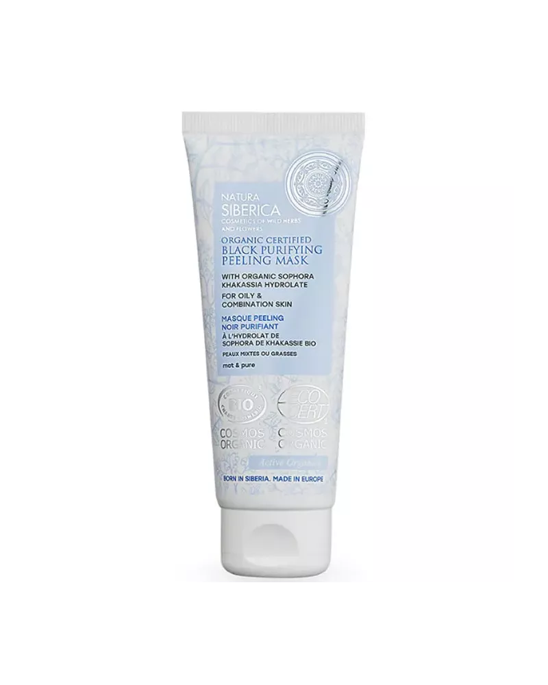 Natura Siberica Masque Peeling Noir Purifiant 75ml