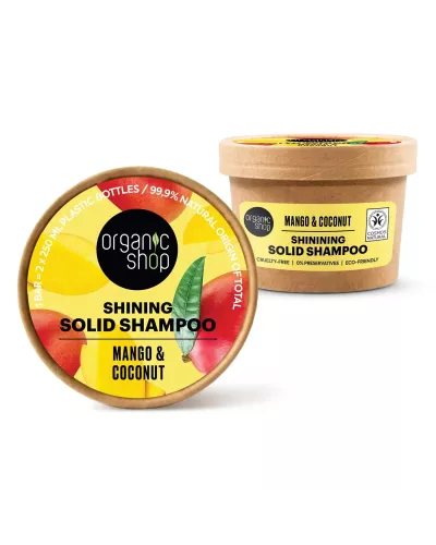 Organic Shop Mango Champu Solido Shining 60g