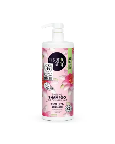 Organic Shop Water Lily Champu Cabello Teñido 1000ml