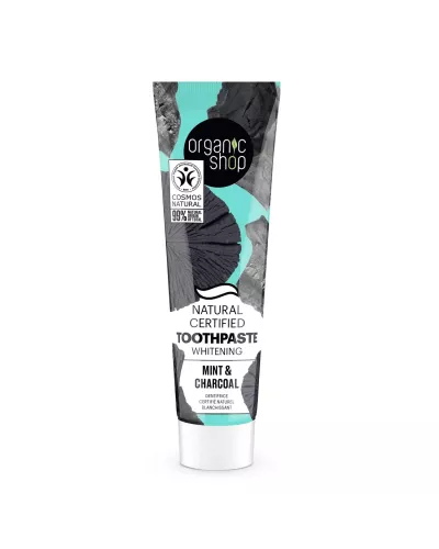 Organic Shop Mint Dentifrico Blanqueador 100g