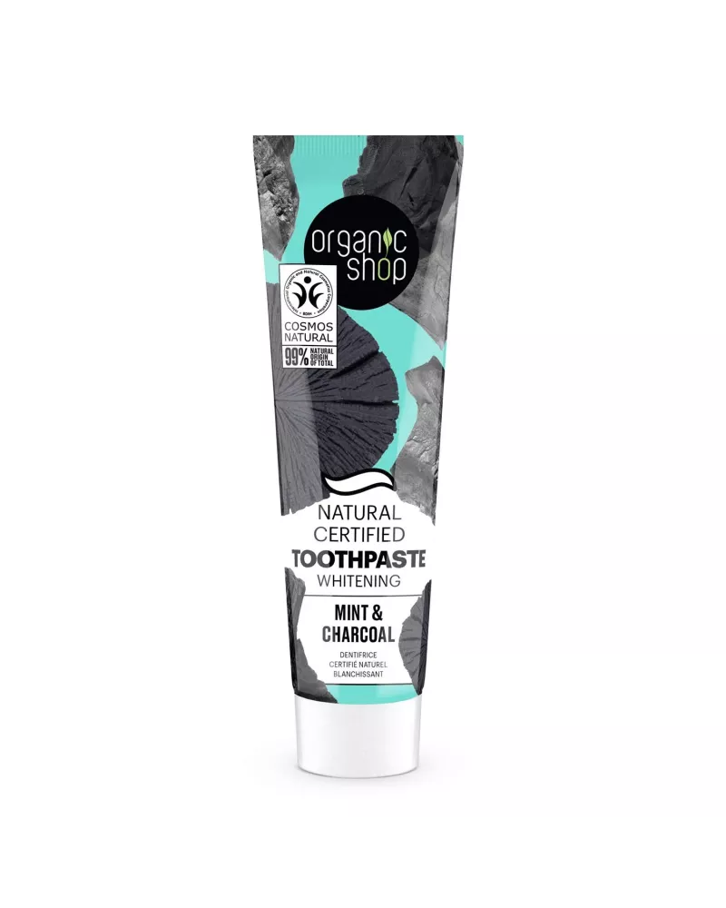 Organic Shop Mint Dentifrico Blanqueador 100g
