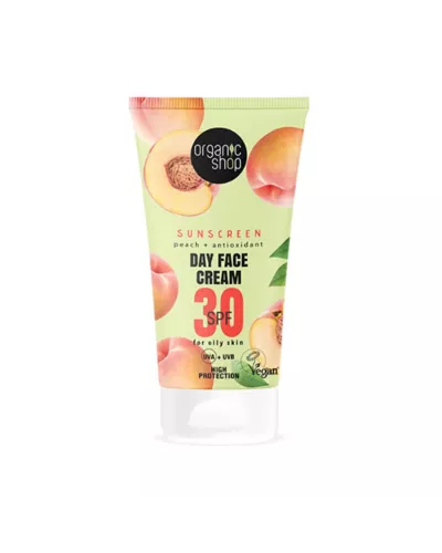 Organic Shop Peach Crème Facial De Dia Spf30 50ml