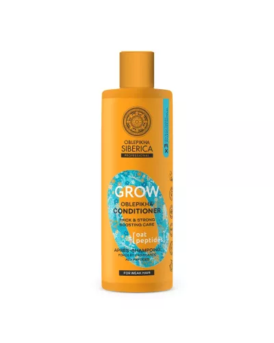 Natura Siberica Oblepikha Grow Peptides Acondicionador Cabello Debil 400ml