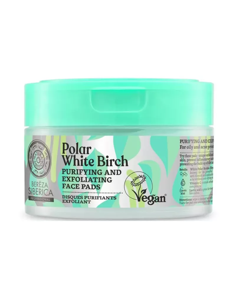 Natura Siberica Disques Purifiants Exfoliants 20 Unité