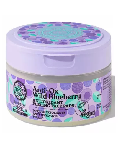 Natura Siberica Disques Exfoliants Anti Oxydants Visage 20 Unité