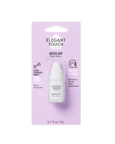 Elegant Touch Quick Dry Nail Glue 5 Seconds
