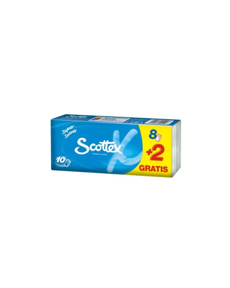 Scottex Pochette 3 Couches 10 Unités