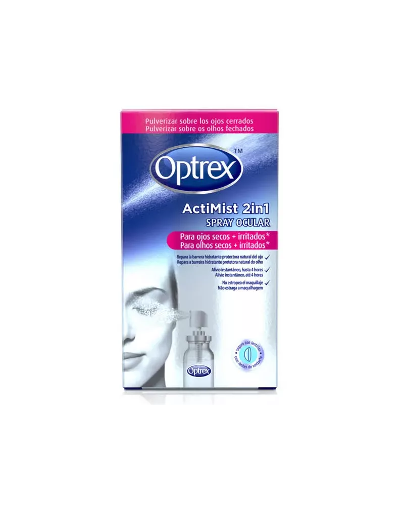 Optrex ActiMist 2in1 Spray Yeux Secs Ou Fatigués 10ml