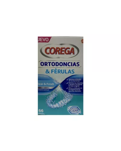 Corega Orthodontie Et Attelles 66 comprimés