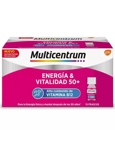 Multicentrum Energie & Vitalité 50+ 15x7ml