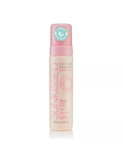 Sunkissed Self-Tan Mousse Medium Coconut Fragrance 200ml
