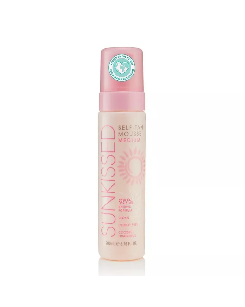 Sunkissed Self-Tan Mousse Medium Coconut Fragrance 200ml