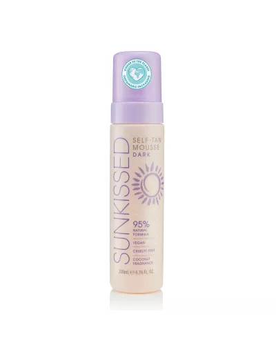 Sunkissed Self-Tan Mousse Dark Coconut Fragrance 200ml