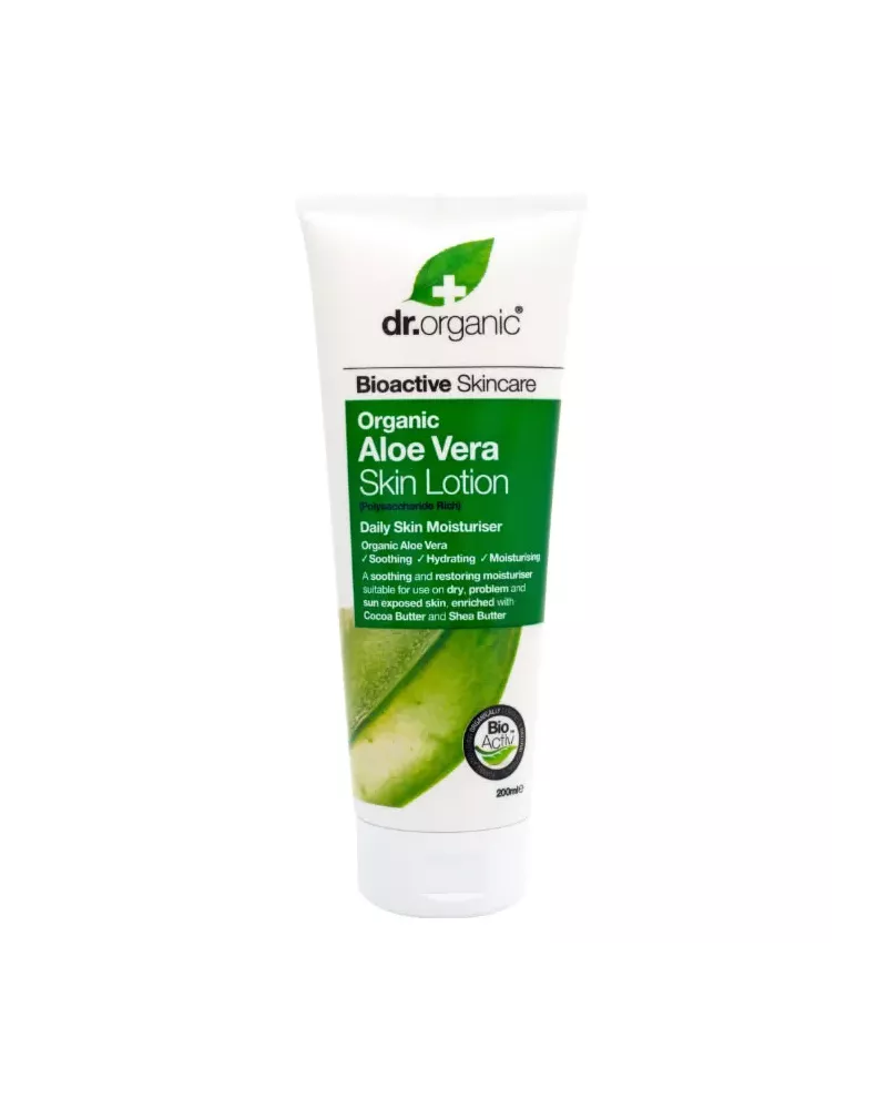 Leche Corporal de Aloe Vera de Dr. Organic 200ml