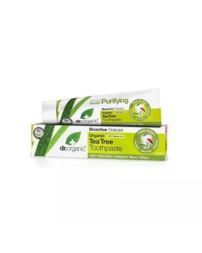 Dentífrico de árbol de té Dr. Organic 100ml
