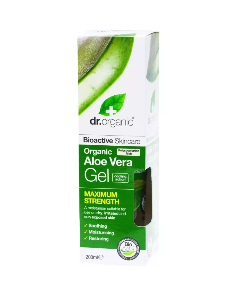 Dr Organic Aloe Vera Gel Maximum Strength 200ml