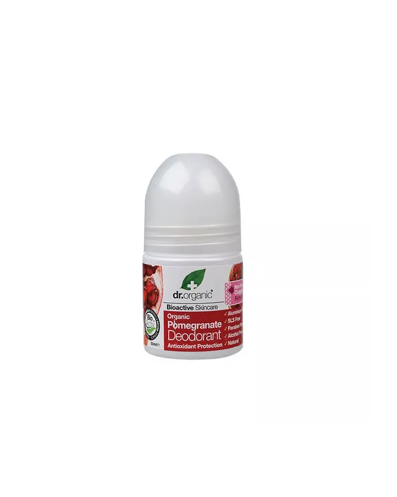 Desodorante Roll-On de Granada de Dr Organic 50ml