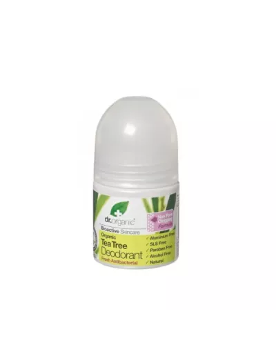 Dr Organic Tea Tree Déodorant Roll On 50ml