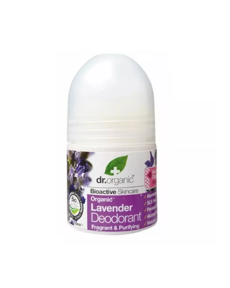Dr Organic Lavender Déodorant Roll On 50ml