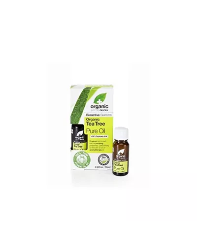 Dr Organic Tea Tree Huile Pure 10ml