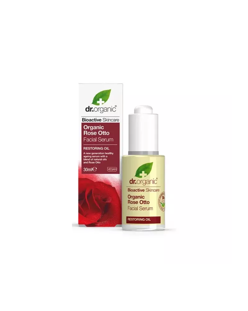 Suero Facial de Rosa Otto de Dr. Organic 30ml