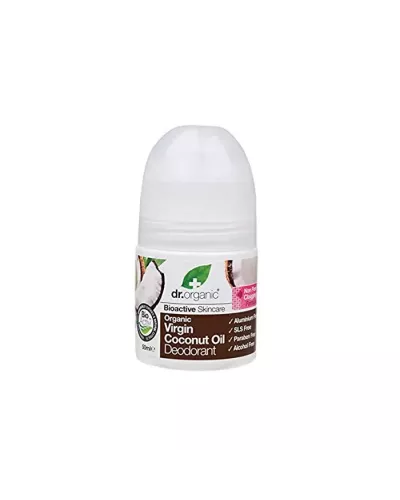 Dr Organic Virgin Coconut Oil Déodorant Roll On 50ml