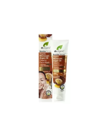 Dr Organic Aceite de Argán Marroquí Crema Limpiadora Facial 150ml