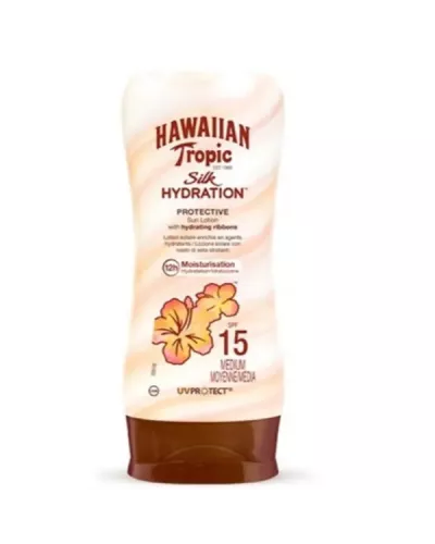 Hawaiian Tropic Silk Hydration Protective Sun Lotion Spf15 180ml