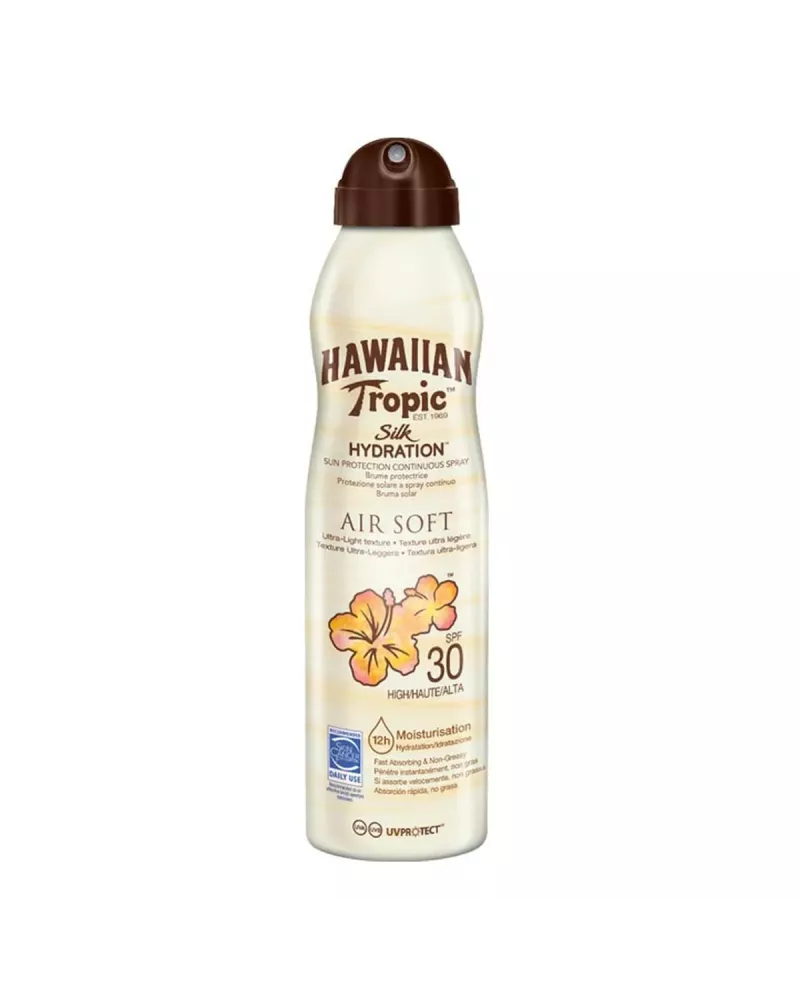 Hawaiian Tropic Silk Hydration Air Soft Sun Protection Spray SPF30 177ml