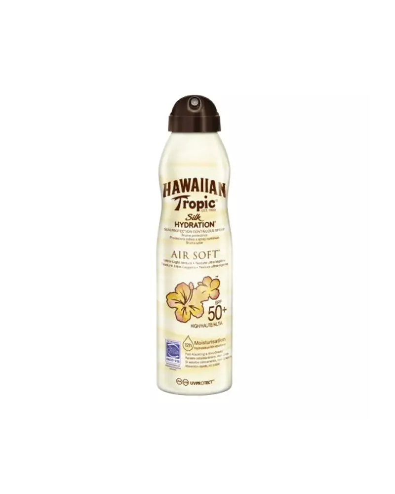 Hawaiian Tropic Silk Hydration Air Soft Brume De Protection Solaire Spf50+ 220ml
