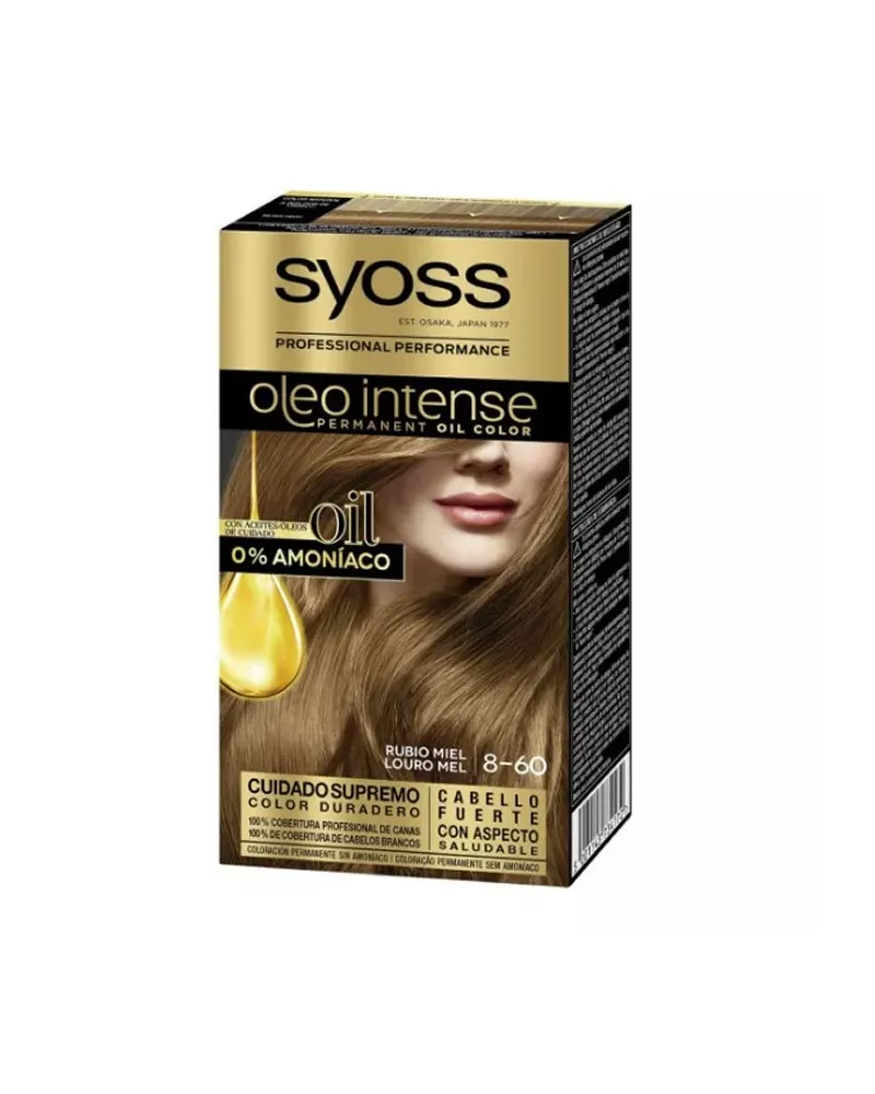 Syoss Oleo Intense Permanent Hair Color 8-60 Honey Blonde