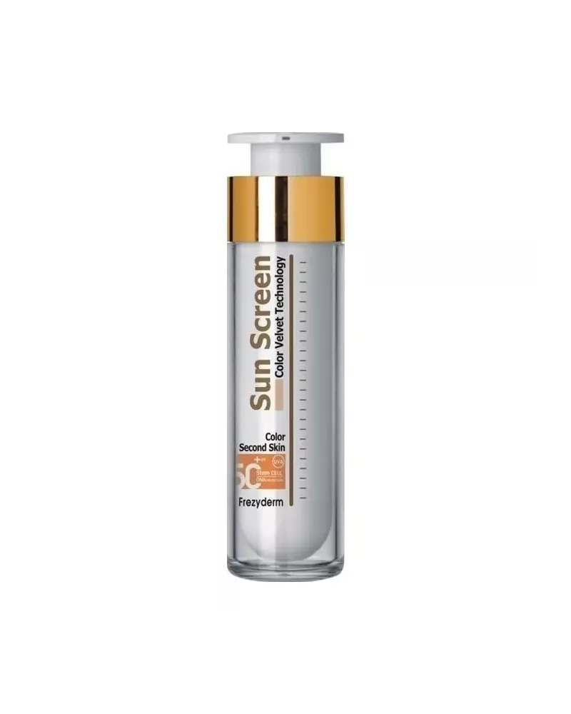 Frezyderm Sun Screen Color Velvet Visage Résistant À L'Eau Spf50+ 50ml