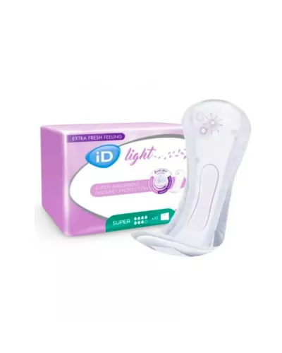 Id Light Compresas Super 10 Unidades