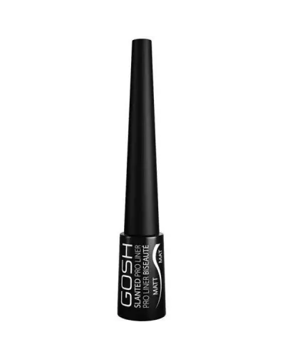 Gosh Slanted Pro Liner Eyeliner 002-Matte Black 3ml