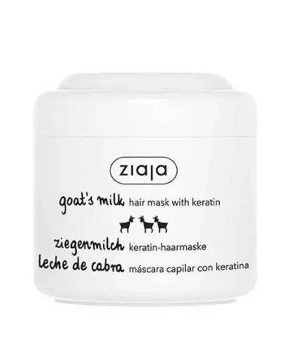 Ziaja Leche De Cabra Mascarilla Para El Cabello Fortalecedora con Keratina 200ml