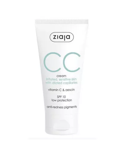 Ziaja Cc Cream Correctora Para Pieles Irritadas y Sensibles 50ml