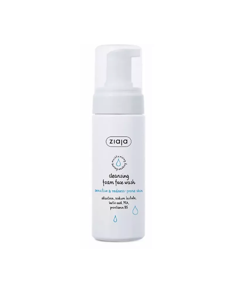 Ziaja Limpiador Facial En Espuma Para Pieles Sensibles Y Propensas Al Enrojecimiento 150ml