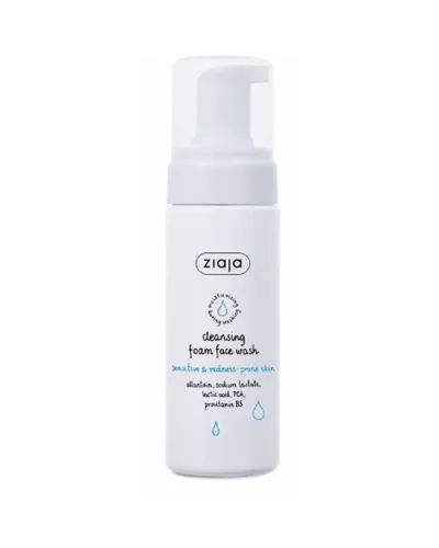 Ziaja Limpiador Facial En Espuma Para Pieles Sensibles Y Propensas Al Enrojecimiento 150ml