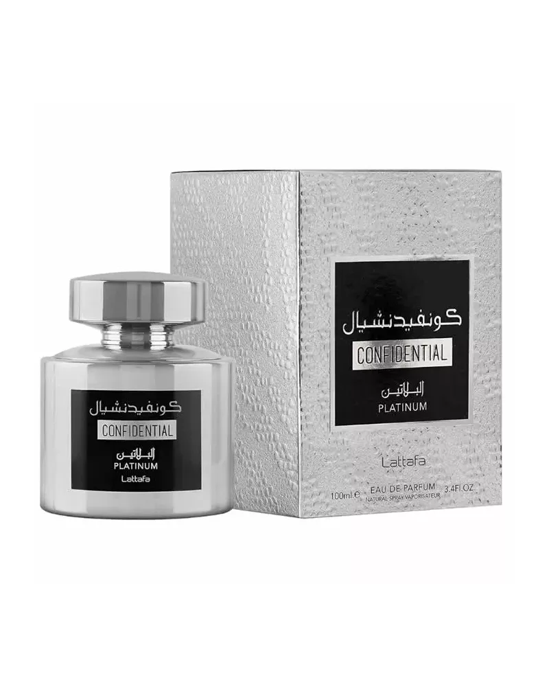 LATTAFA CONFIDENTIAL PLATINUM EDP SPRAY 100 ML