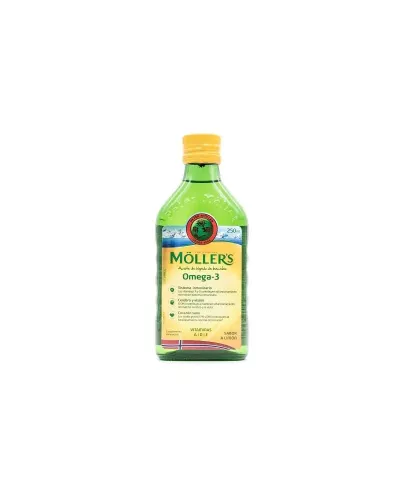 Moller´s Möller's Huile De Foie De Morue Aromatisée Au Citron 250ml