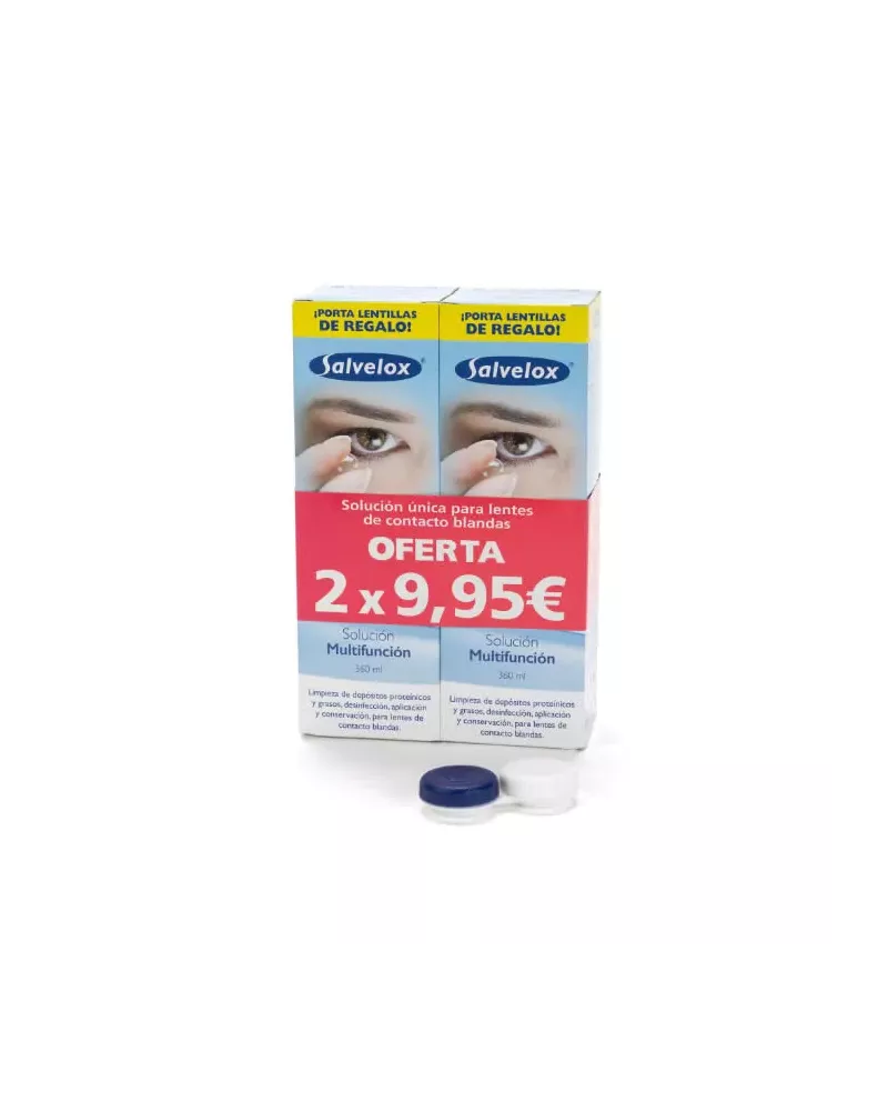 Salvelox Set Contact Lens Solution 2x360ml