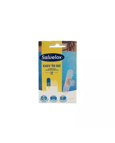 Salvelox Easy to Go Apósitos Transparentes 12 Unidades