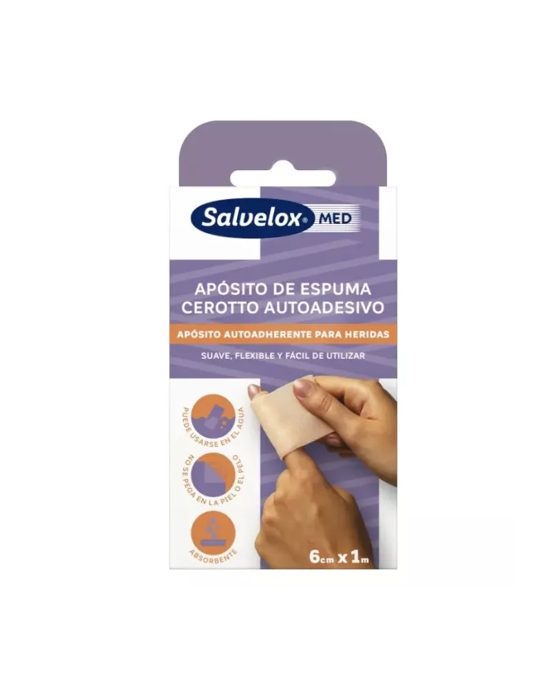 Salvelox Apósito Espuma 6cm x 1m