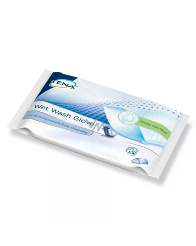 Tena Wet Wash Glove 8U